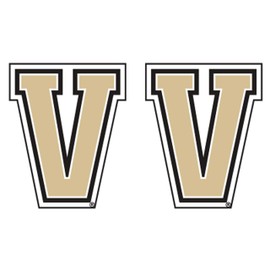 Vanderbilt Decal (REF V 2-Pack Decal (2''), 2 in)