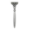 Edwin Jagger Bulbous Plain Chrome Mach3 Turbo Compatible Razor