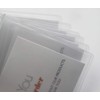Pack of 2 Wallet Inserts Clear Plastic Vinyl Picture and