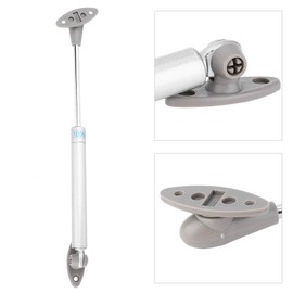 2 Pieces 100N Hydraulic Gas Springs Lifting Support, Door Cabinet Hinge Lid Stay Kitchen Cabinet Door Gas Spring Shock Absorber with Floor Mounting Plate (Olive Head)