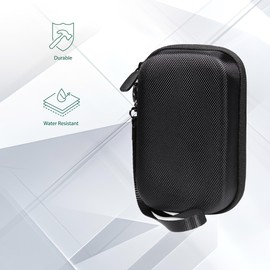 Alltravel Digital Camera Case for Canon PowerShot G7 X Mark II/ G7 X Mark III / G5 X Mark II / G7X Digital Camera, Point and Shoot Vlogging Camera Bag (Black)