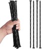 POSEOFFR 12 Inch Heavy Duty Landscape Stakes, 15 Pack Metal