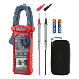 Astroai Pinza Ampérimetrica Cm2k0r De 2000 Cuentas,Multímetro,Polímetro,Voltímetro,Tester Para Corriente Ca/cc,Voltaje Ca/cc,Resistencia,Frecuencia,Capacitancia,AmperímetroContinuidad,Diodos De Prueba