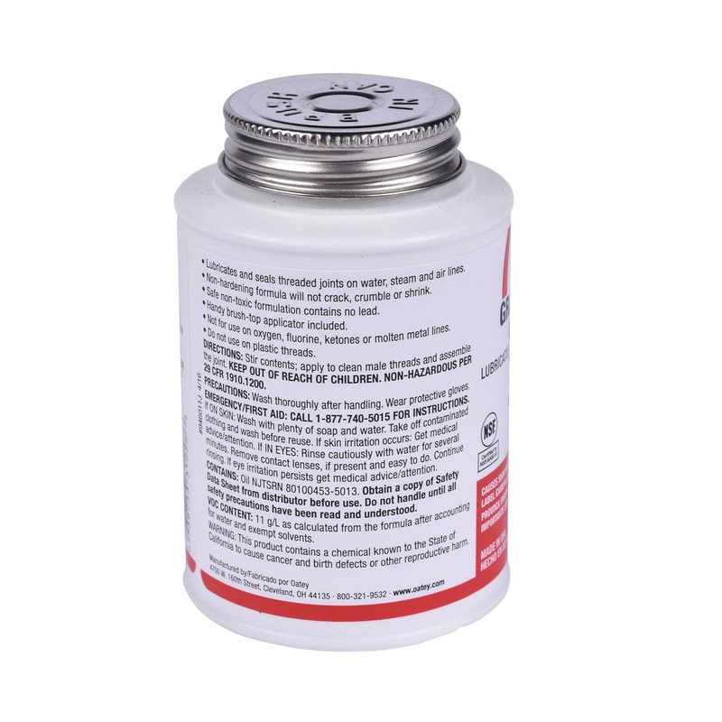 Pipe Joint Compound, 8 oz., Gray