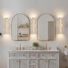 Hardwired Vintage Wall Sconce Set of Two, 3CCT Dimmable White