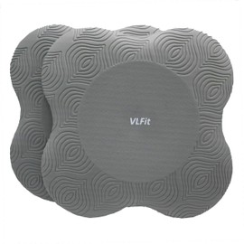VLFit Knee Cushion for Yoga Cushion Non-Slip Yoga Knee Pad Relief Protects Hands and Wrists for Gymnastics, Stretch Exercises, Aerobics (Pack of 2)