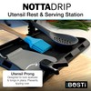 Blue Bosti Nottadrip Silicone Spoon Rest for Stove Top -