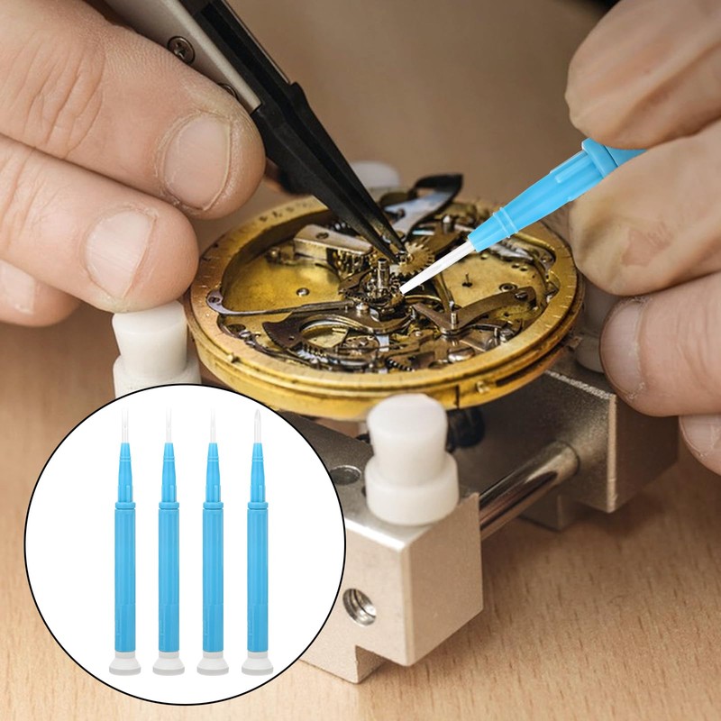 4Pcs Ceramic Screwdriver Adjusting Screwdriver Slotted Screwdriver Set Plastic Ceramic