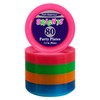Party Essentials Colors Plastic Party Supplies, 80-Count, 7.5" Round Salad