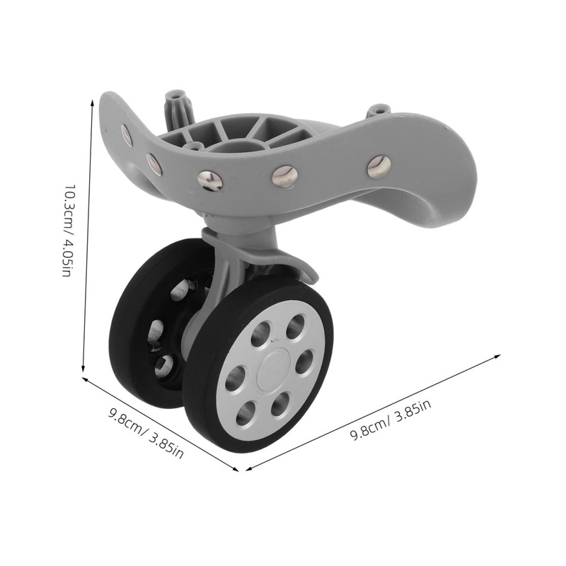 WHAMVOX 2 Pairs Silent Swivel Luggage Wheels, Universal Fit, 360-Degree