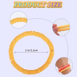 LEGENTLISUR 20 PCS Friendship Bracelets Kit Boho Surfer Heishi Bracelet Set Preppy Clay Bead Bracelets Cute y2k Stackable Beaded Stretch Bracelets Summer Beach Stretch Bracelets for Women, Inches,