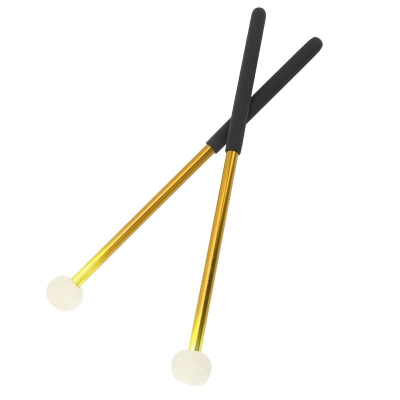 2 Pcs Timpani Mallet Soft Wool Felt Head Anti Slip