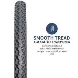 YUNSCM 2-PCS 700C Gravel Bike Tires 700x42C 44-622 Compatible with 700 x 42C Bicycle Tires (Y-1606)