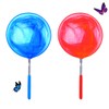 Retractable Butterfly Net, 2PCS Kids Anti Slip Grip Telescopic Butterfly