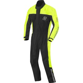 Bogotto Rain 1-piece motorcycle rain suit, black/yellow, 3XL
