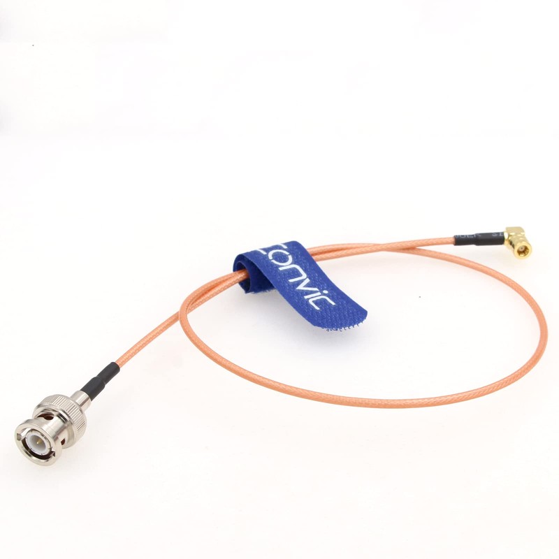 Eonvic Cables BNC Male to SMB Female Right Angle RF