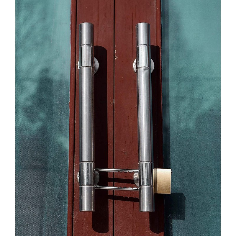 Fu Volante Solid Brass Outdoor Padlocks, 2 inch Wide Body,