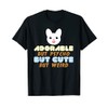 Adorable but psycho but cute but weird Bunny Meme T-Shirt,