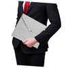 Ciieeo Felt Document Carrier Bag Button Closure Lightweight File Folder