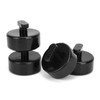 4pcs Jack Lift Pad Lifting Pucks Rubber Black Auto Accessory