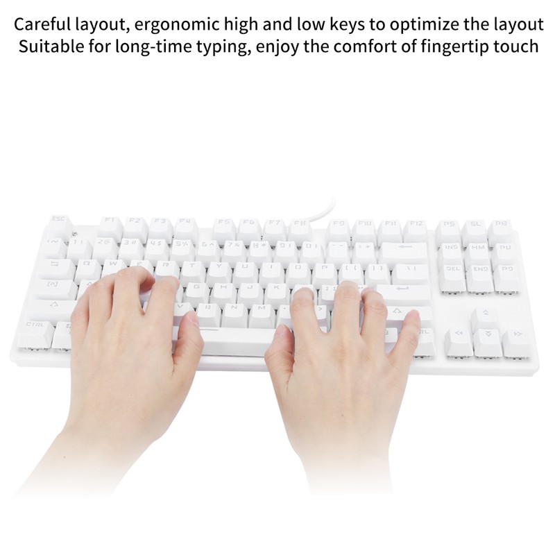 Keyboard Mechanical Gaming 87 Key G‑50 Classic Home Office Desktop