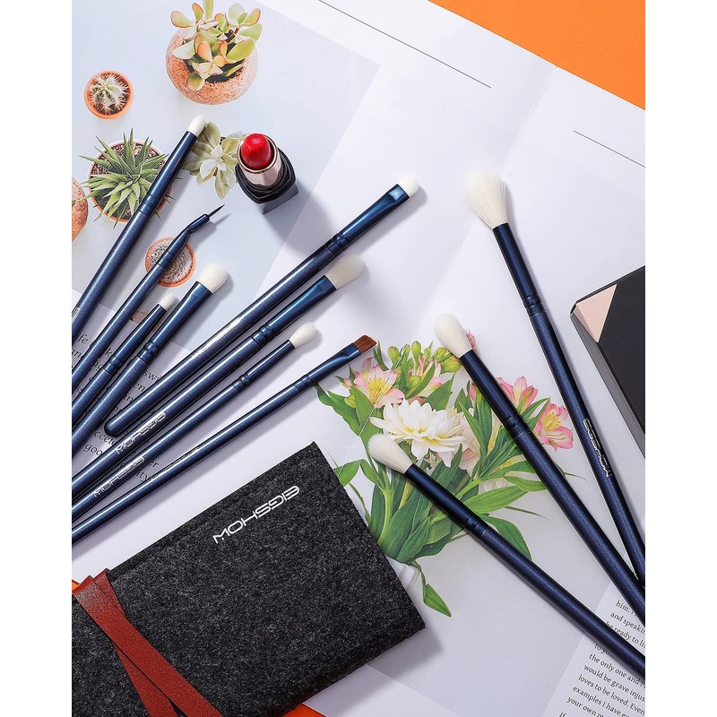 Eye Makeup Brush,EIGSHOW 11pcs Essential Eyeshadow Brush Set Eyeshadow Blending