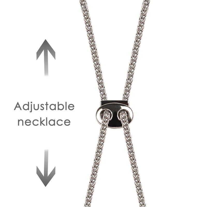 Guran Stainless Steel Loop Anti-Lost Chain for Sunglasses Eyeglass Necklace
