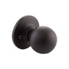 Design House Ball Dummy Door Knob in Matte Black