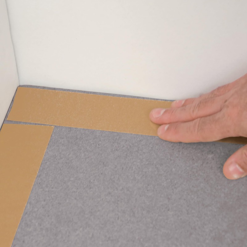 ROBERTS 50-565 Roll of Double-Sided Acrylic Carpet Adhesive Strip-Tape, 3"