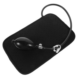 ORFOFE Inflatable Traction Gasket Portable Lumbar Pad Inflatable Waist Supportpad Inflatable Cushion Backrest Lumbar Support Pillow Chair Travel Keep Warm Polyester Fiber