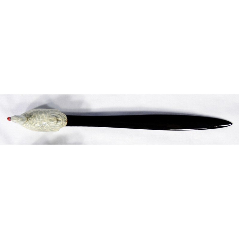 LX Hand Painted White Swan Bird Letter Opener