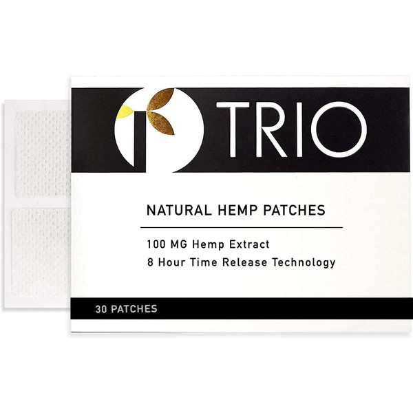 Surrender Solutions Topical Pain Patch - Zero THC - 30 Patches x 100mg Each (3000mg Total)