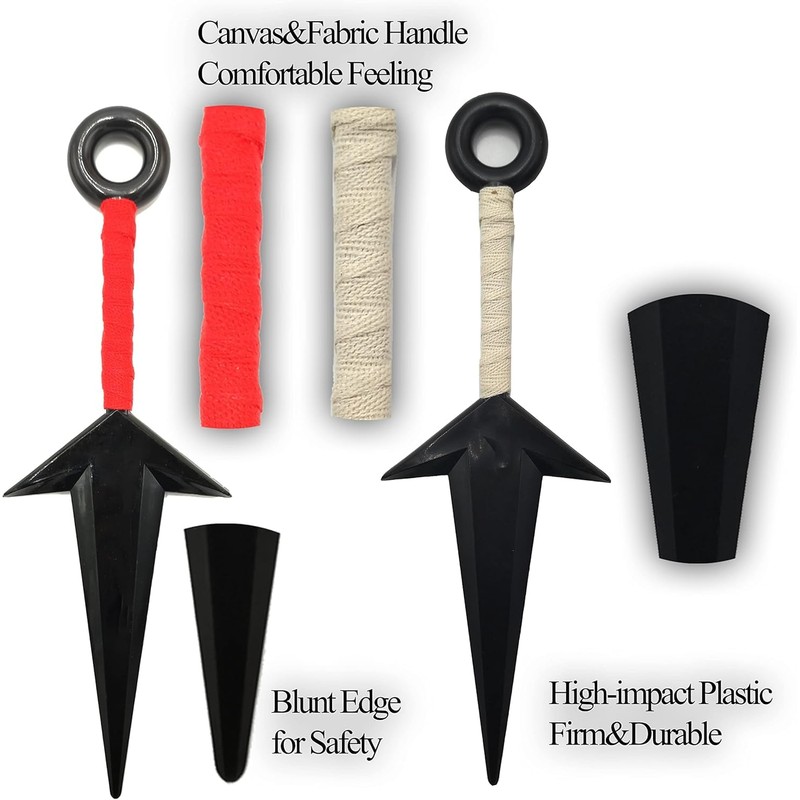 Kunai Ninja Cosplay, Props Ninja Themed Costume, Plastic, Cosplay Accessories