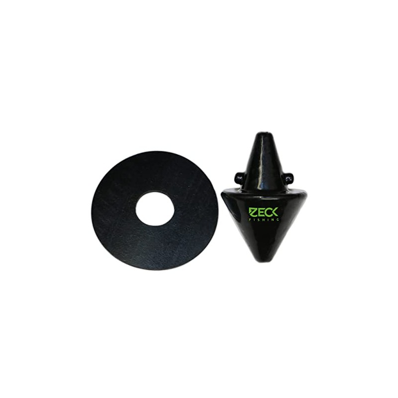 ZECK - Disk Teaser Black - Vertical Lead for Catfish