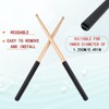 Cheerock Pack of 2 Rubber Drumsticks Grips, Non-Slip Drum Stick