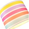 Modern and Cute Multi Coloured Rainbow Stripe Cotton Fabric Lamp