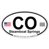 US Decal, Inc. Steamboat Springs, Colorado Oval Sticker