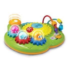Kiddolab Fun Ride Garden - Press & Play Sensory Toy with Sounds Effects, Music, Flashing Lights & Turning Gears - Toddlers Musical Activity Center - Birthday Gift for Babies Ages 6 Months Old & Up