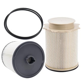 Ram Fuel Filter Water Separator Set 68157291AA 68436631AA Compatible with 2019 2020 2021 Dodge Ram 2500 3500 4500 5500 6.7L L6 Cummins Diesel Fuel Filter 3 Microscopic OE Filtration Rating