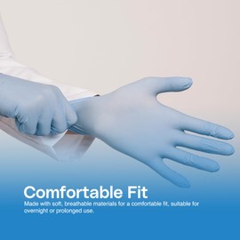No Ordinary Nitrile Gloves, Medium - Powder-Free, Chemo Drug Tested, Anti-Irritation COATS Tech, Durable, Latex-Free for Medical, Food & Multi-Use, 200 Pack