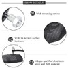 1Pair 360° Rotation Aluminum Alloy Mountain Bike Bicycle Handlebar Back