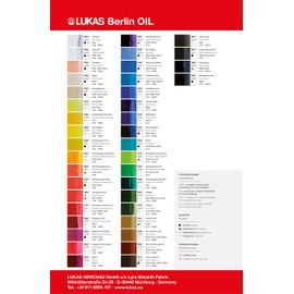 LUKAS Berlin Premium Water mixable Oil Paint, 200 ml, Beige