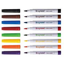 Bruynzeel - 8 Coloured Fabric Markers