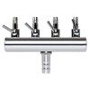 bnafes Aquarium Air Valve 4 Way Inline Manifold Air Flow