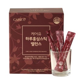 CARE U Red Ginseng Extract Sachets– On-The-Go Energy Boost–Non-GMO, Soy-Free, Caffeine-Free, Gluten-Free, Sugar-Free –8mg Ginsenosides per Sachet –6-Year Root Extract–No Additives (30)