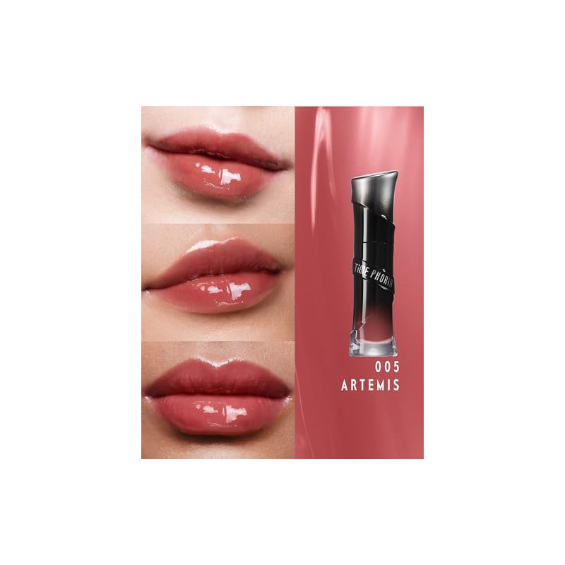 TIMEPHORIA Lunara Frost 3D Lip Gloss – Labial Brillante Voluminizador,