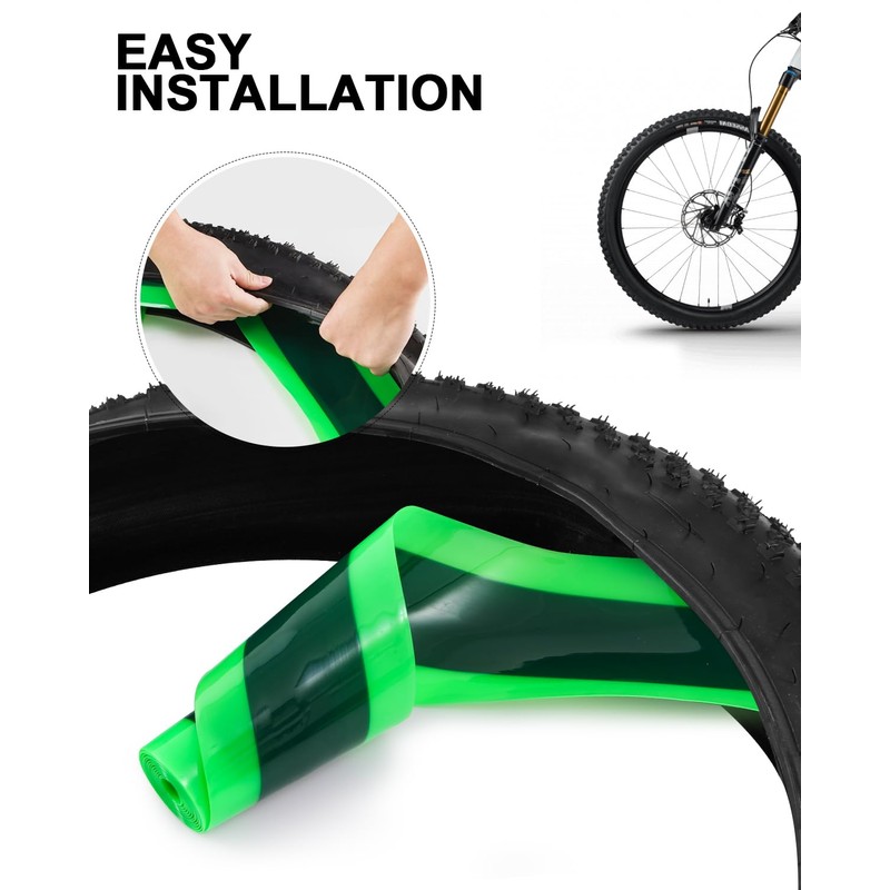 Fat Bike Tire Liner, Bicycle Tube Flat Protector Compatible with
