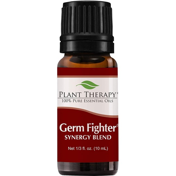 Plant Therapy Germ Fighter Essential Oil Blend 100% Pure, Undiluted, Natural Aromatherapy, Therapeutic Grade 10 mL (⅓ oz)