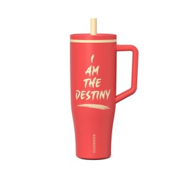 KISSKIND 40oz Leakproof Tumbler 1PC - Stainless steel insulated travel drinkware:_Destiny Red