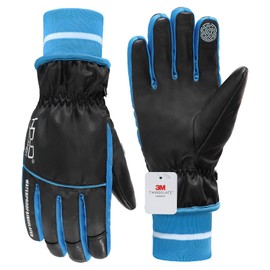 HANDLANDY Womens Winter Work Gloves, Insulated Thermal Working Gloves Touchscreen Warm Gardening Gloves Medium